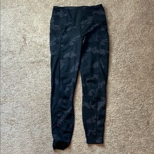 90 Degree By Reflex Black Camouflage Leggings